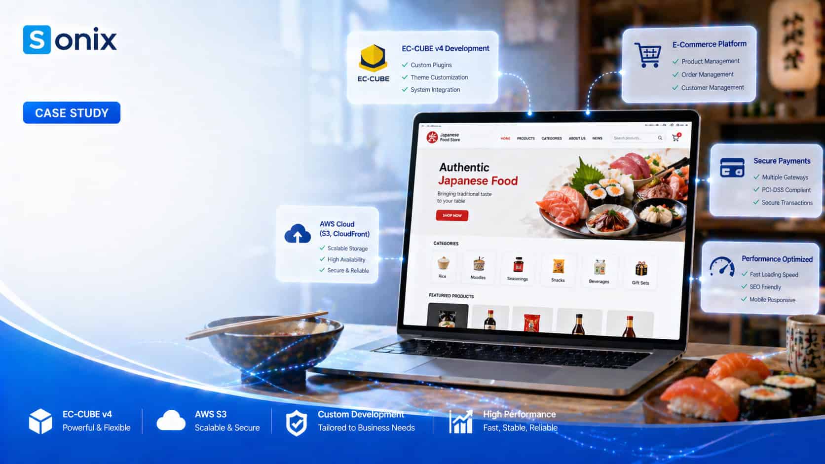 EC-CUBE v4 Development for Japanese Food eCommerce