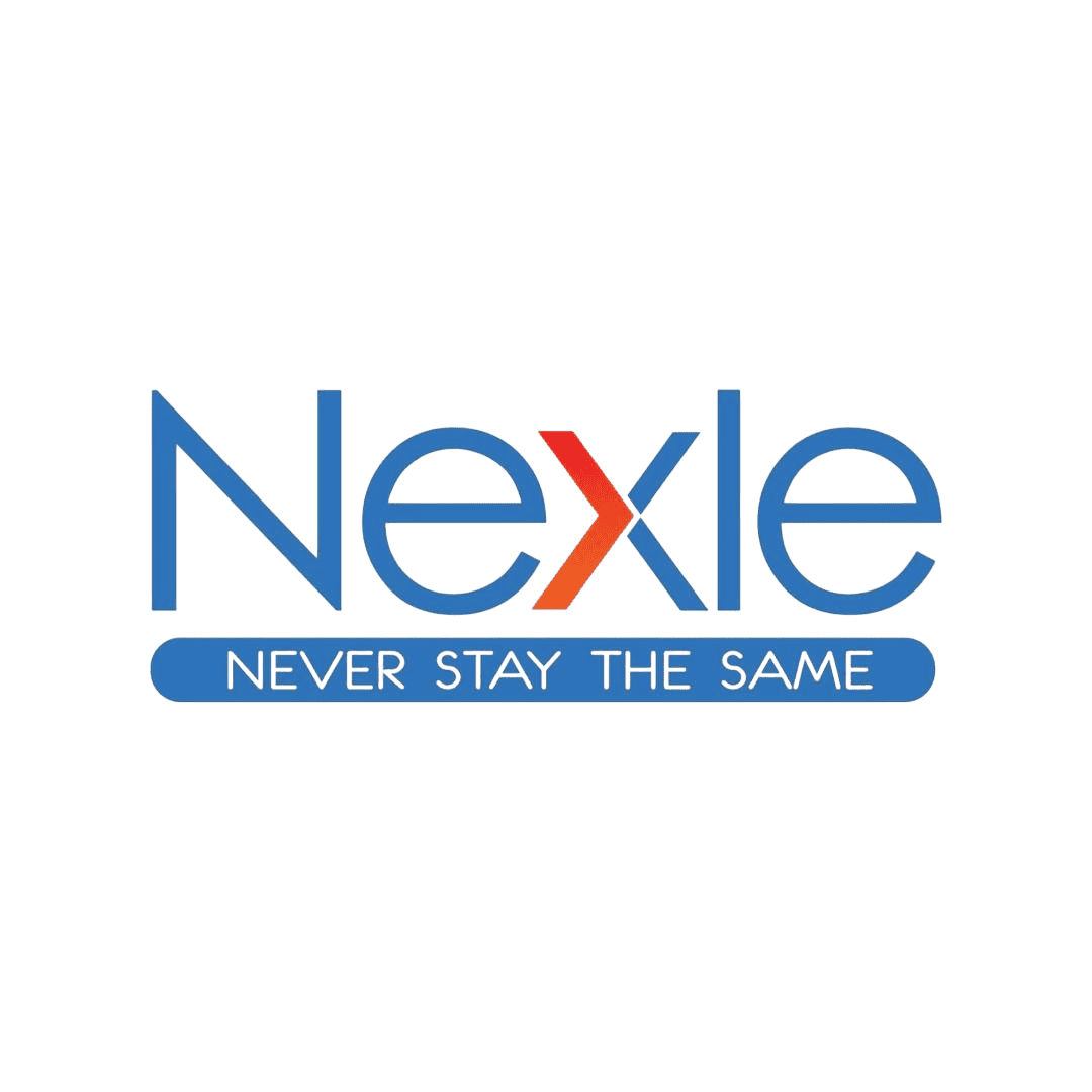 Giải Pháp Doanh Nghiệp 31 Logo Nexle với slogan 'Không bao giờ giống nhau'.